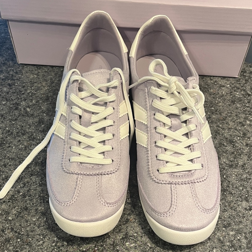 Lavender Sneakers Retro Shoe Gazelle Court Sport Lilac Pastel Steve MADDEN GIRL
